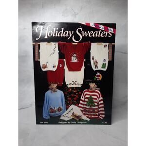 Vintage Duplicate Stitch Cross Stitch Pattern Booklet Holiday Sweaters
